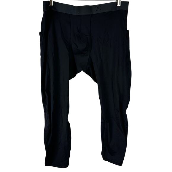 Lululemon Surge Warm Crop Tight Black Men's Sz XXLarge Excellent Used Condition - Picture 1 of 7